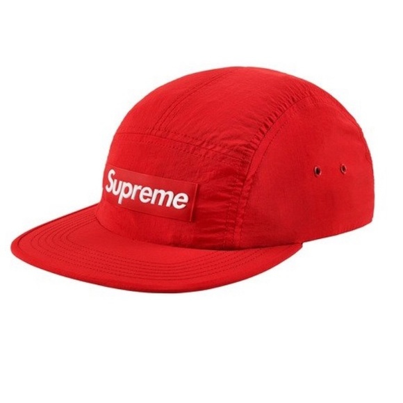 SOLD! Supreme Raised Logo Patch Camp Cap Red - Picture 7 of 7